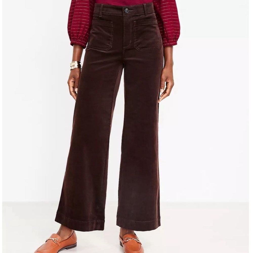 LOFT Brown Corduroy Palmer Pants
